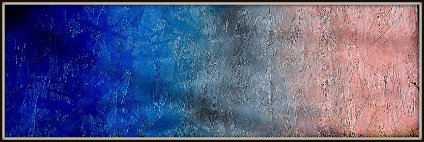 #440 11X34.5 BLUEBLUEGREENGRAYPINK