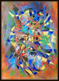 #497 acrylic on plywood