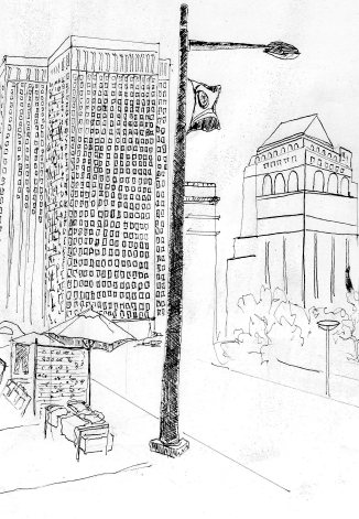 Street Sketch 15th & JFK 6-10